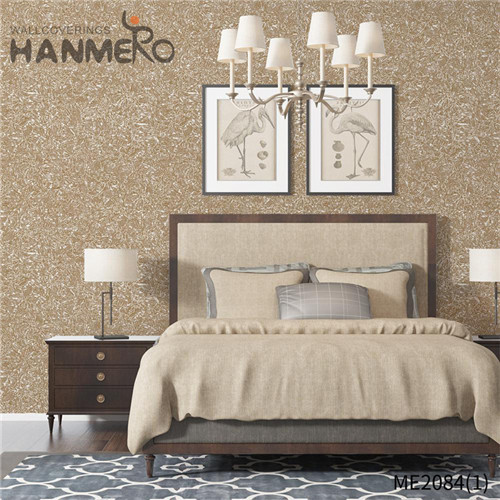 HANMERO PVC Gold Foil Stocklot Lounge rooms Technology Modern Geometric 0.53*10M designer wallpapers for bedrooms
