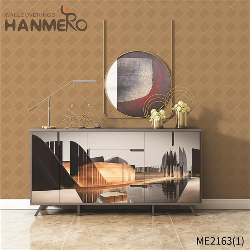 HANMERO Stocklot 0.53*10M decoration wallpaper house Technology Modern Lounge rooms PVC Gold Foil Geometric