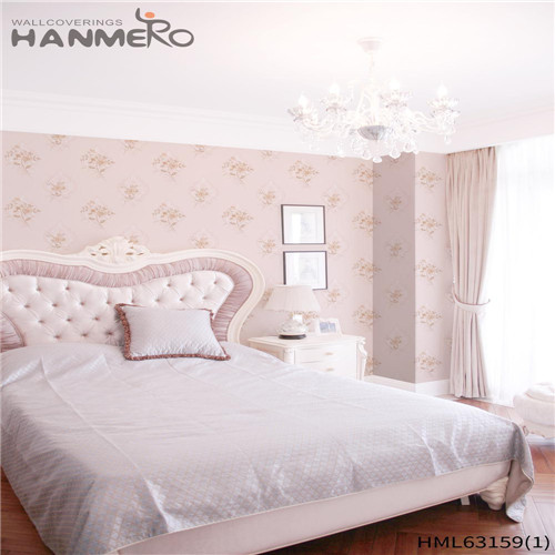 HANMERO PVC Exporter Bamboo Deep Embossed wallpaper direct Household 0.53*10M Pastoral