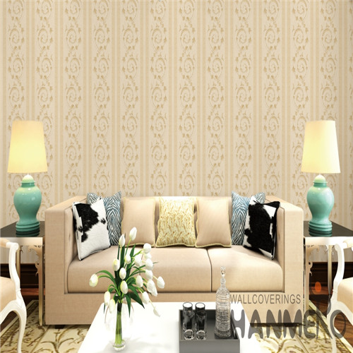 HANMERO PVC Fancy Flowers Saloon European Bronzing 0.53*10M popular wallpapers for home