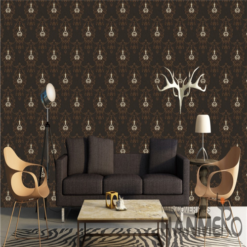 HANMERO PVC Specialized design wallpaper Technology Chinese Style Cinemas 0.53*10M Flowers