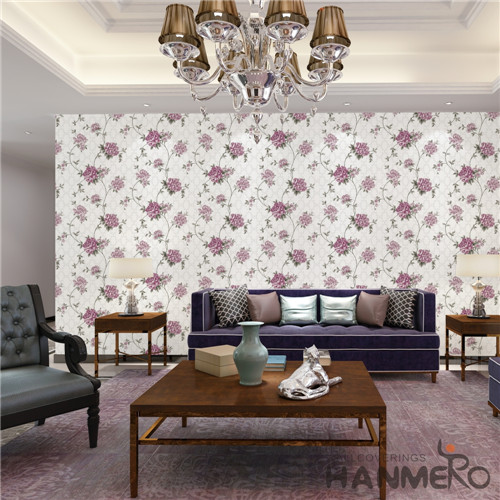 HANMERO PVC Specialized Flowers Cinemas Chinese Style Technology 0.53*10M wallpaper for decorating homes