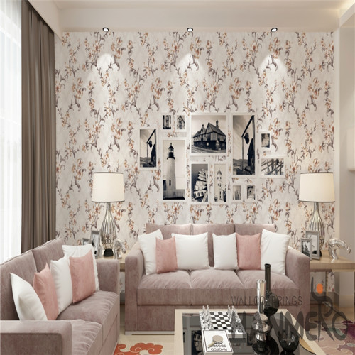 HANMERO PVC Chinese Style Flowers Technology Specialized Cinemas 0.53*10M decoration wallpaper house