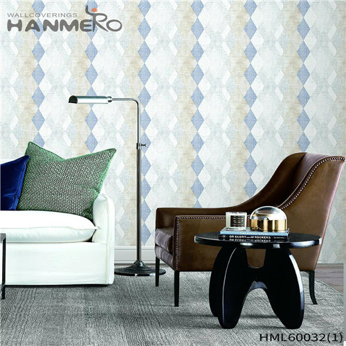 HANMERO Non-woven Sofa background Geometric Technology European Top Grade 0.53*10M retail wallpaper stores
