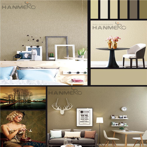 HANMERO Non-woven Awesome Solid Color Deep Embossed online wallpaper shopping Study Room 0.53*10M European
