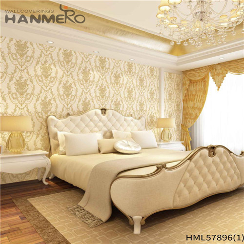 HANMERO PVC Decoration outdoor wallpaper for home Deep Embossed Pastoral House 1.06*15.6M Floral