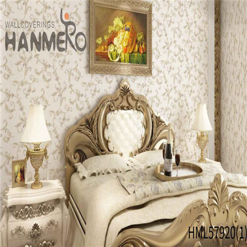 HANMERO PVC 1.06*15.6M Floral Deep Embossed Pastoral House Decoration room wall wallpaper