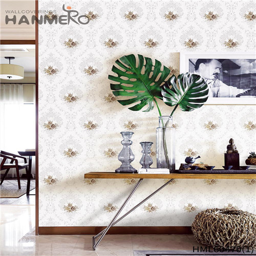 HANMERO PVC Manufacturer wallcoverings Bronzing Mediterranean Kids Room 0.53*10M Damask