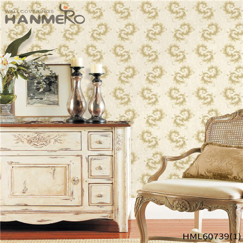 HANMERO PVC Fancy Landscape Technology European Bed Room unique wallpaper designs 0.53*10M