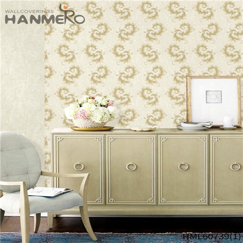 HANMERO PVC 0.53*10M Landscape Technology European Bed Room Fancy house wall wallpaper