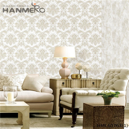 HANMERO PVC Fancy Landscape Technology European 0.53*10M Bed Room decorative wallpaper for bedroom