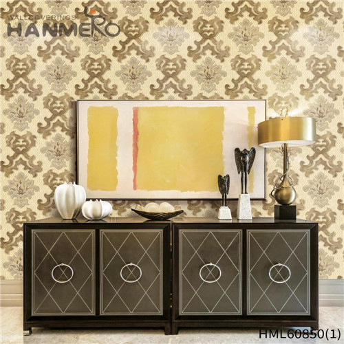 HANMERO PVC Seller modern wallpaper Flocking European House 0.53M Floral