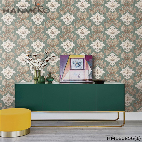 HANMERO PVC 0.53M Floral Flocking European House Seller kitchen wallpaper borders