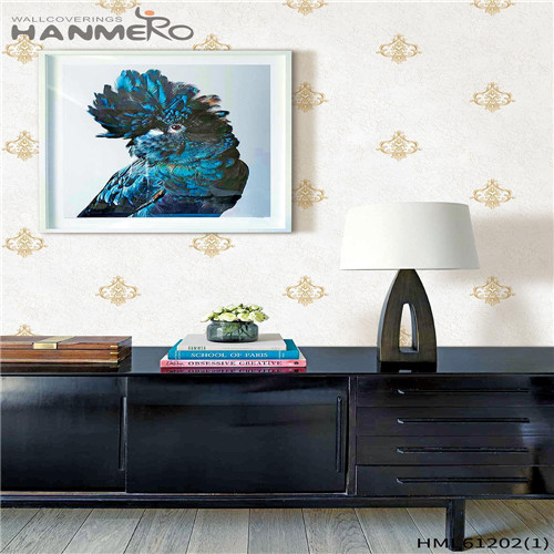 HANMERO PVC Professional Bamboo Flocking Chinese Style Theatres 0.53*10M designer wallpaper