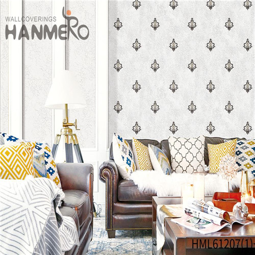 HANMERO PVC Professional Bamboo vinyl wallpaper Chinese Style Theatres 0.53*10M Flocking