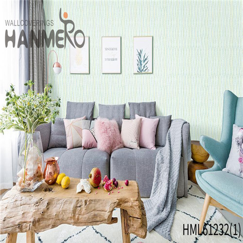 HANMERO PVC Theatres Bamboo Flocking Chinese Style Professional 0.53*10M wallpaper wallpaper wallpaper