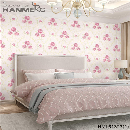 HANMERO PVC Scrubbable Geometric Flocking wallpaper house and home Theatres 0.53*10M Classic