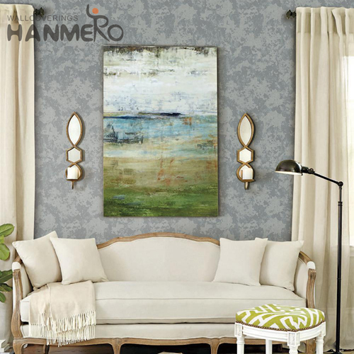 HANMERO Non-woven Fancy European Flocking Landscape Photo studio 0.53*10M designer room wallpaper
