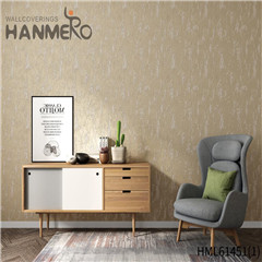 HANMERO Non-woven New Style Bamboo Bronzing commercial wallpaper Photo studio 0.53*10M European