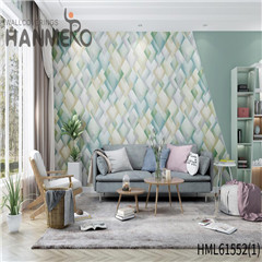 HANMERO Non-woven Affordable Geometric Flocking Modern 0.53*10M Home wallpaper designs for the home