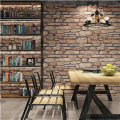 HANMERO PVC Photo Quality kitchen wallpaper ideas Deep Embossed Chinese Style Saloon 0.53*10M Stone