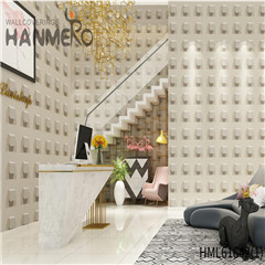 HANMERO PVC Photo Quality Stone Deep Embossed Saloon Chinese Style 0.53*10M wall paper for walls