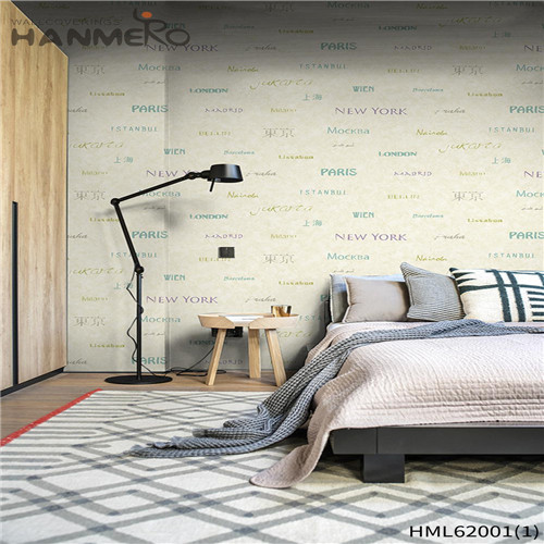 HANMERO Imaginative House 0.53*10M latest wallpaper designs for walls Pastoral PVC Landscape Bronzing