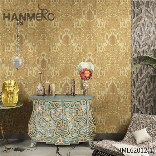 HANMERO Imaginative Bronzing Pastoral House 0.53*10M temporary wallpaper border Landscape PVC