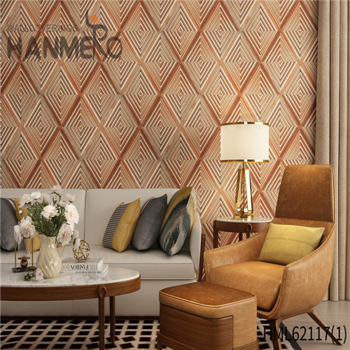 HANMERO PVC Awesome Flowers Flocking wallpaper for bedrooms Household 0.53*10M European
