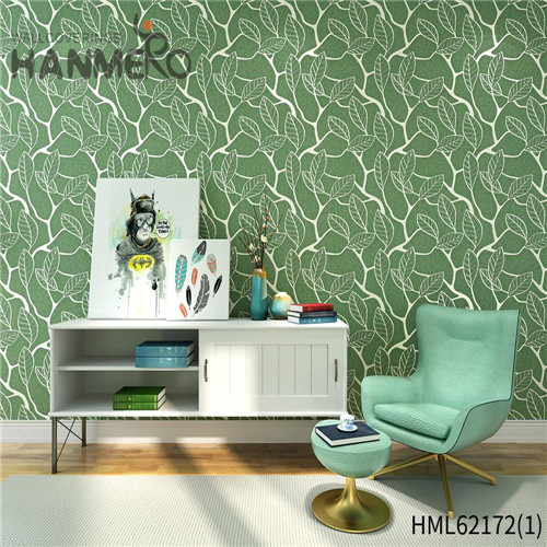 HANMERO popular wallpapers for home Awesome Flowers Flocking European Household 0.53*10M PVC