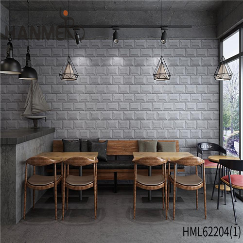 HANMERO 0.53*10M Seamless Bamboo Deep Embossed Kids Home Wall PVC modern wallpaper designs