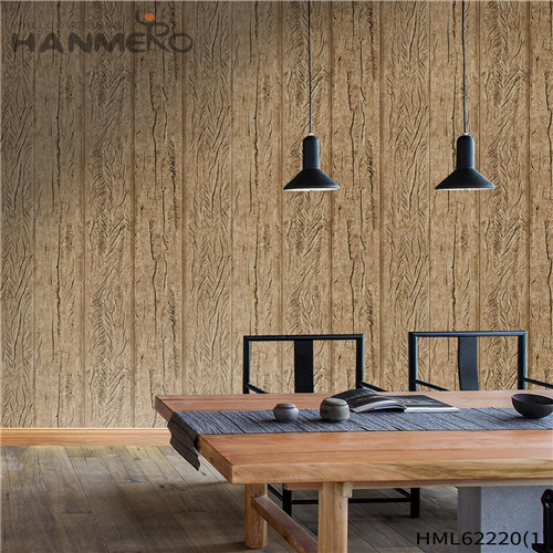 HANMERO Deep Embossed Seamless Bamboo PVC Kids Home Wall 0.53*10M modern wallpaper for home