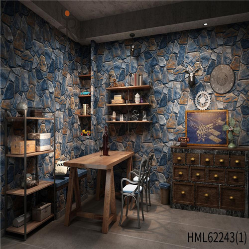 HANMERO Seamless PVC Bamboo 0.53*10M decorative wallpaper for home Home Wall Deep Embossed Kids