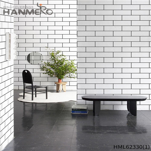 HANMERO quality wallpaper for home Cozy Geometric Deep Embossed European Cinemas 0.53*10M PVC