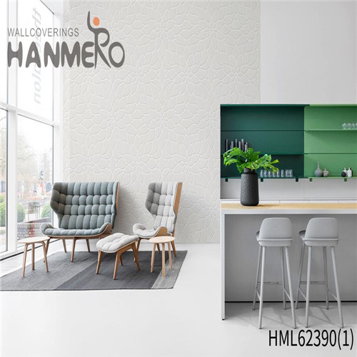 HANMERO Hot Sex Non-woven 0.53*10M cheap wallpaper for walls Classic Sofa background Flowers Flocking