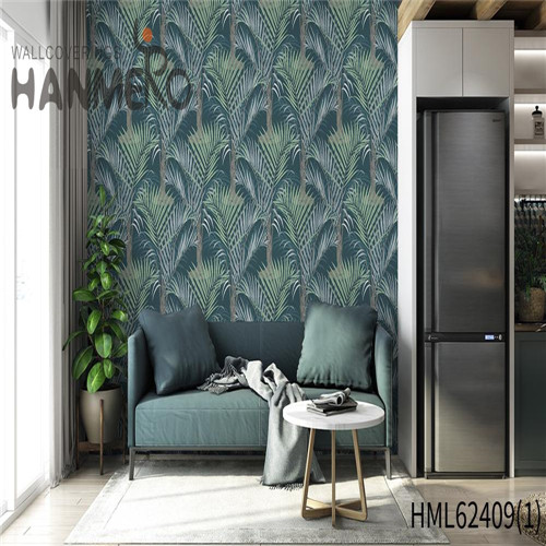 HANMERO wallpaper brands Hot Sex Flowers Flocking Classic Sofa background 0.53*10M Non-woven