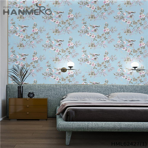HANMERO wallpaper on wall design Hot Sex Flowers Flocking Classic Sofa background 0.53*10M Non-woven