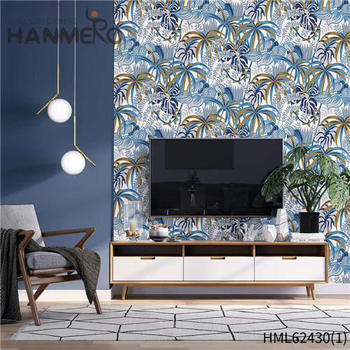 HANMERO pictures for wallpaper Hot Sex Flowers Flocking Classic Sofa background 0.53*10M Non-woven