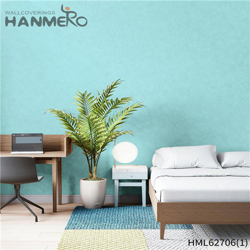 HANMERO bedroom wall wallpaper Cheap Leather Technology Classic TV Background 0.53*10M PVC