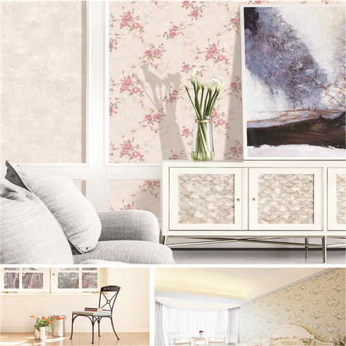 HANMERO PVC home wallpaper websites Flowers Deep Embossed Classic Hallways 0.53*10M Unique
