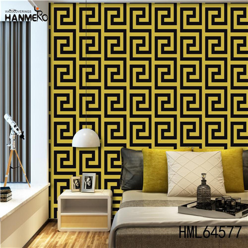 HANMERO 3D Leather PVC Deep Embossed European House 0.53M designs of wallpapers for bedrooms