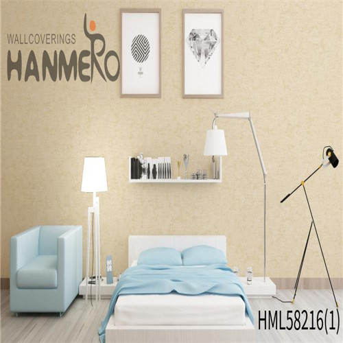 HANMERO PVC Professional Supplier home interior wallpaper Flocking Modern Church 0.53*10M Flowers
