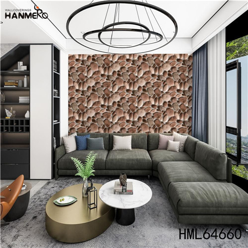 HANMERO SGS.CE Certificate PVC Geometric Technology European 0.53M prepasted wallpaper for sale Photo studio