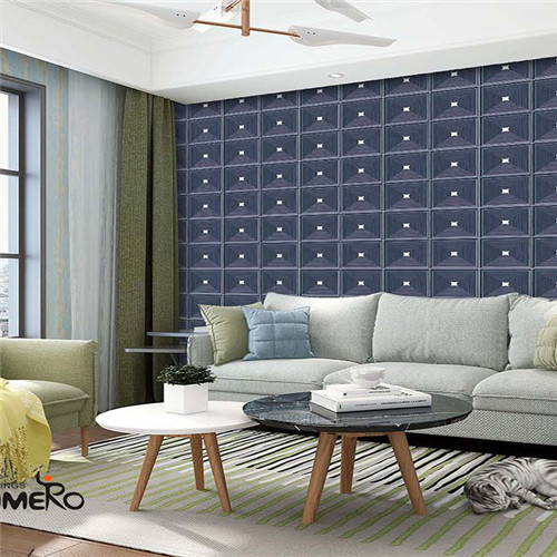 HANMERO PVC Factory Sell Directly Landscape Flocking Classic wallpaper brands 0.53M Hallways
