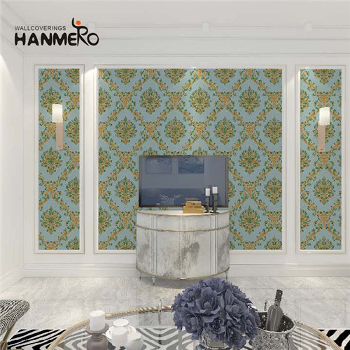 HANMERO order wallpaper online High Quality Flowers Technology Chinese Style Lounge rooms 0.53M PVC