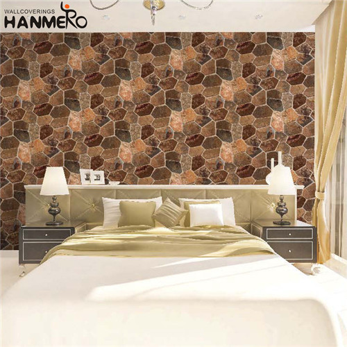 HANMERO PVC Lounge rooms Flowers Technology Chinese Style High Quality 0.53M contemporary black wallpaper