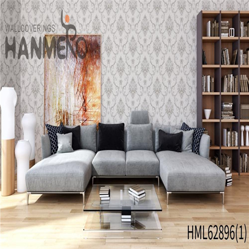HANMERO Non-woven Photo Quality Flowers Flocking Pastoral wallpaper for house decoration 0.53*10M Bed Room