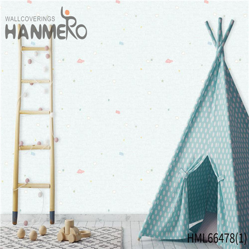 HANMERO The Lasest Non-woven Cartoon Technology 0.53*10M decorating wallpaper designs Kids Restaurants