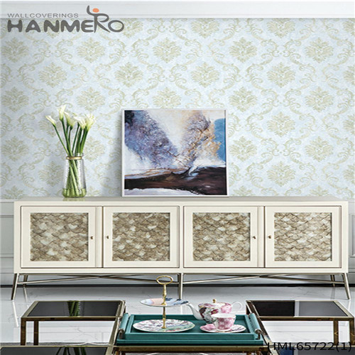 HANMERO Non-woven High Quality Flowers home interior wallpaper European Living Room 0.53M Bronzing
