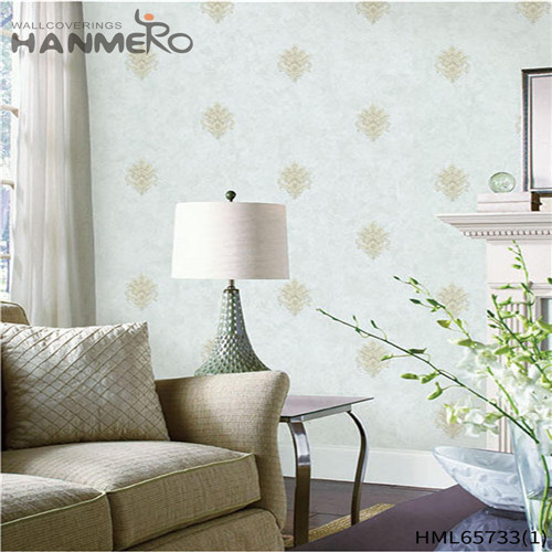 HANMERO Non-woven High Quality Flowers Bronzing European Living Room wallpaper wallcovering 0.53M
